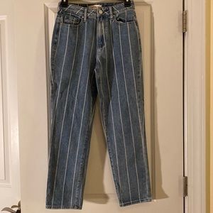 Pacsun Striped Mom Jeans